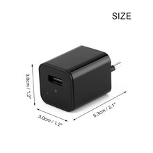 HD 1080P Hidden Camera USB Wall Charger Wireless Home Security Covert Camcorder Adapter Support Max 32GB TF Card (Not included SD card)