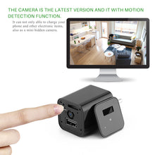 HD 1080P Hidden Camera USB Wall Charger Wireless Home Security Covert Camcorder Adapter Support Max 32GB TF Card (Not included SD card)