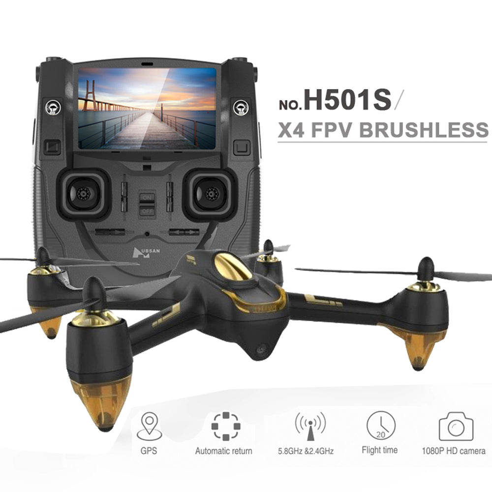 2016 NEW HUBSAN X4 H501S FPV Professional Quadcopter Drone with 1080P Camera GPS Follow Me & Return Home