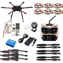 Full Set Hexacopter GPS Drone Aircraft Kit Tarot X6 6-Axis TL6X001 PX4 32 Bits Flight Controller Radiolink AT9S TX&RX