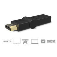 Robotsky HDMI Male to HDMI Female Cable Adapter Connect Extender HDMI 1.4 For 1080P HDTV 180 360 Degree Angle Rotating Converter