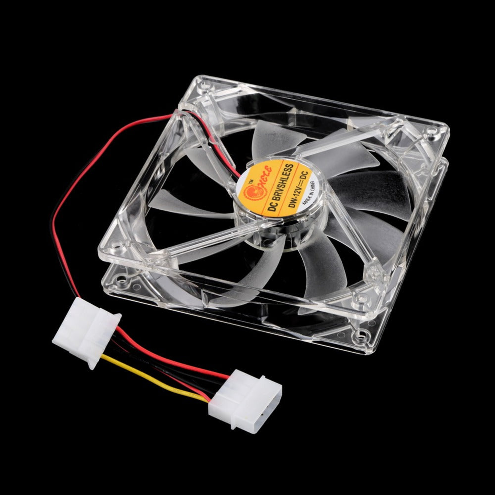4-pin PC Case fan Sleeve Bearing Technology Fans 4 LED Blue for Computer PC Case Cooling 120MM  1200 RPM