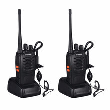 Baofeng BF-888S 2pcs VHF/UHF FM Transceiver 400-470MHz Rechargeable Walkie Talkie 5W 16Ch With Headset 2-way Radio