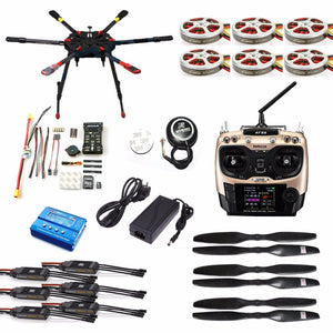Full Set Hexacopter GPS Drone Aircraft Kit Tarot X6 6-Axis TL6X001 PX4 32 Bits Flight Controller Radiolink AT9S TX&RX F11283-C
