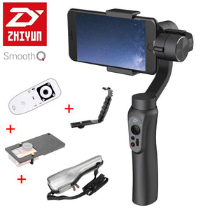 Zhiyun Smooth Q 3-Axis Handheld Smartphone Gimbal Stabilizer Smooth-Q VS Zhiyun Smooth III Model for iPhone X 8 7 Samsung S7 S6