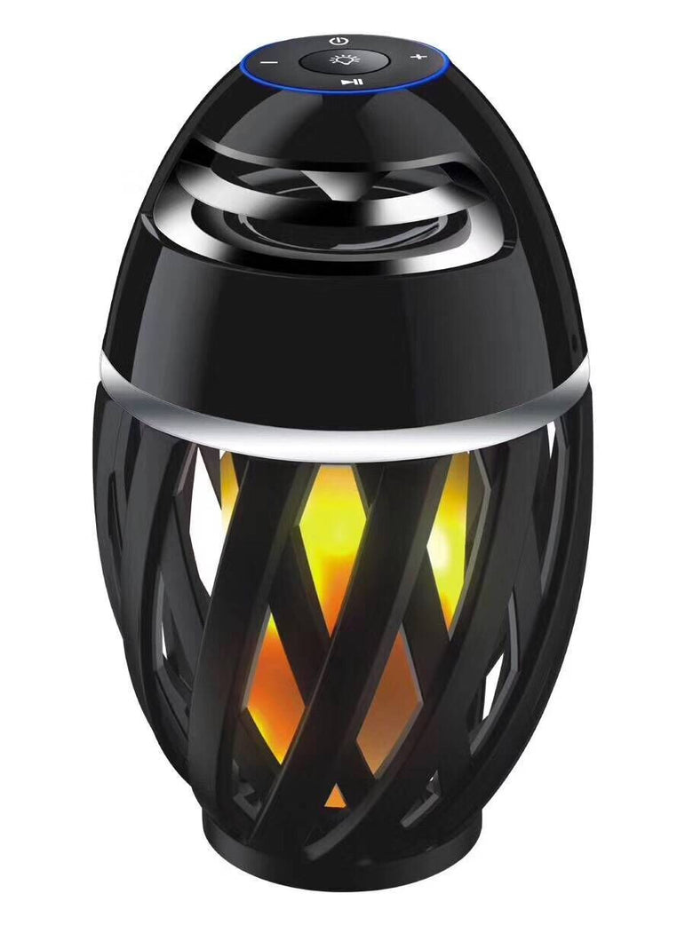 Led Flame Lamp - Stereo Bluetooth Speaker